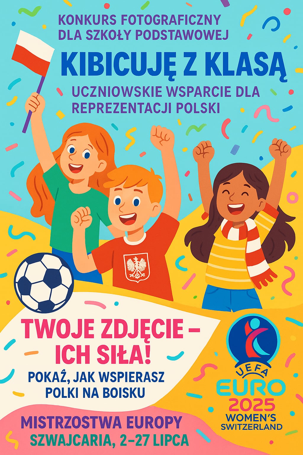 Konkurs fotograficzny - ''Kibicuję z klasą!''