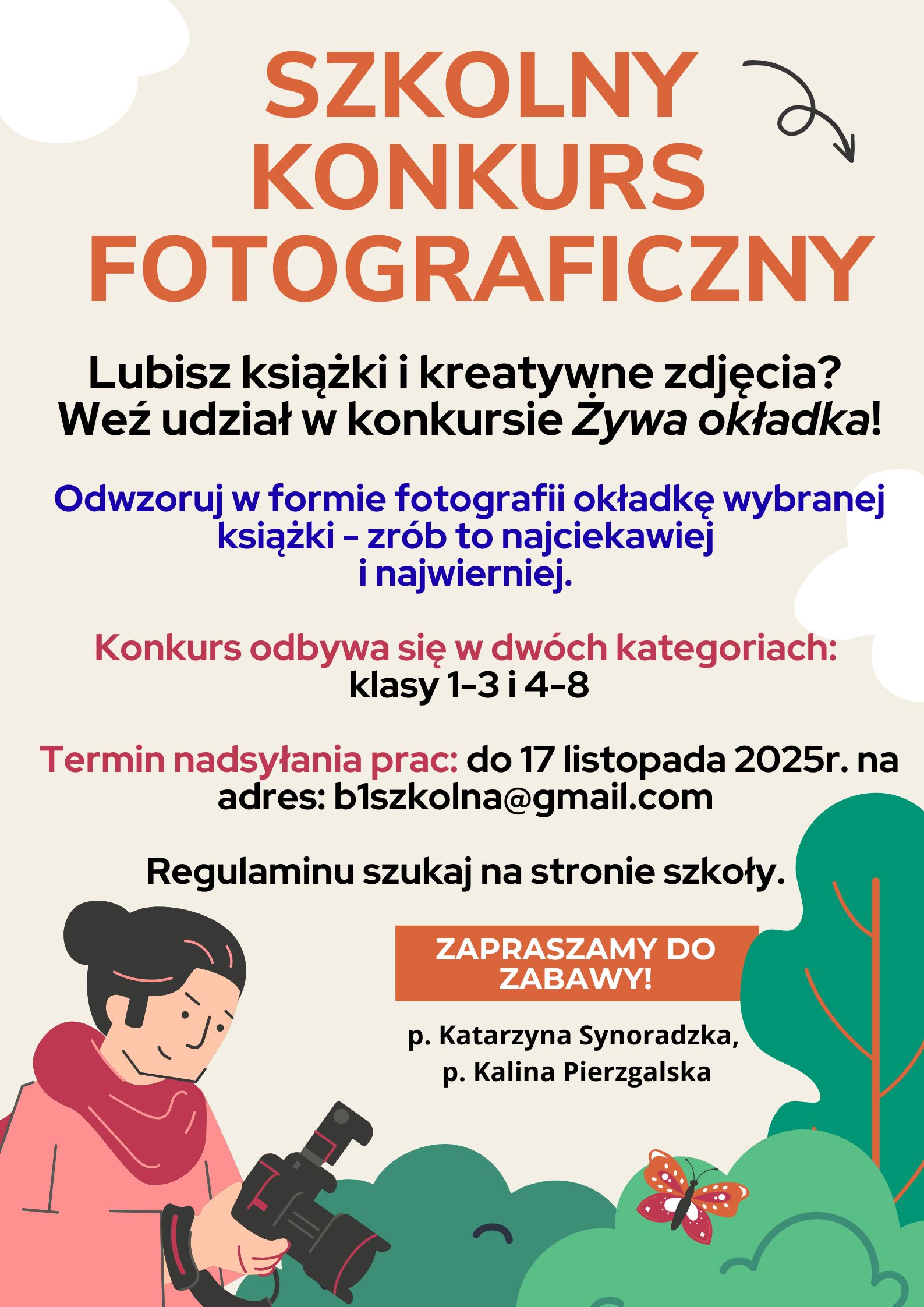 Konkurs  „ŻYWA OKŁADKA”