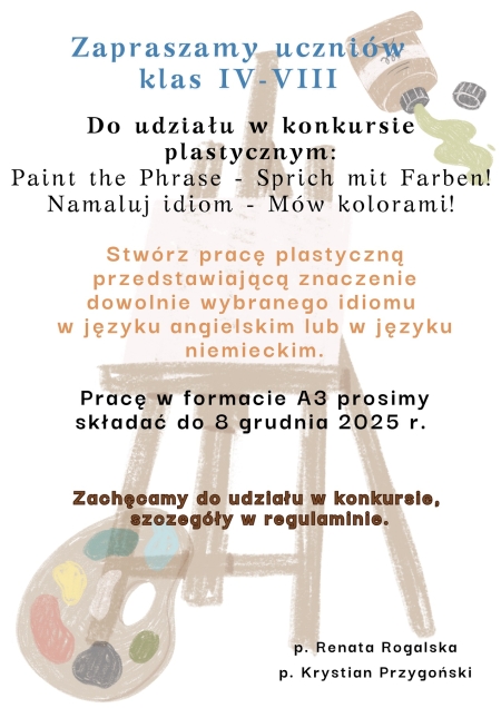 Konkurs Paint the Phrase – Sprich mit Farben!