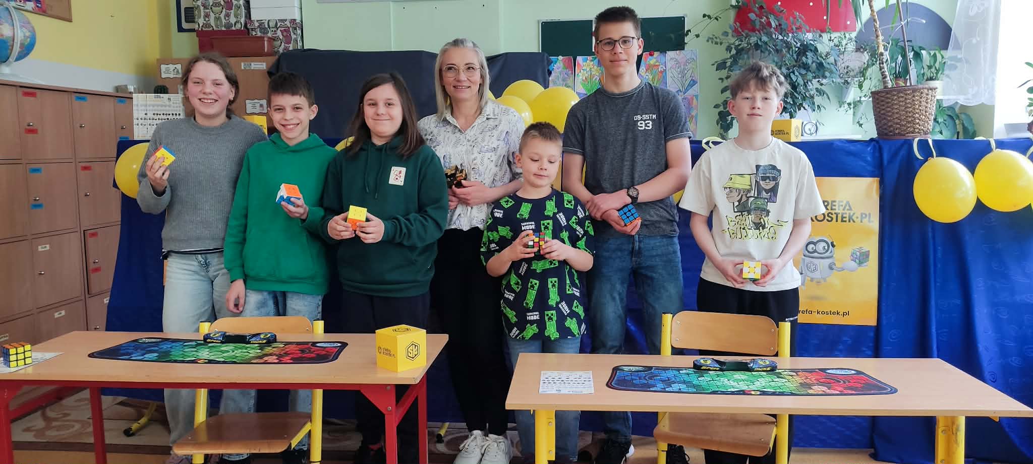 Konkurs układania kostki Rubika