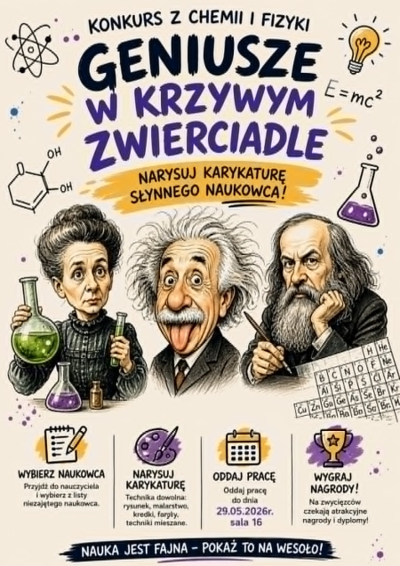 Konkurs „Geniusz w krzywym zwierciadle”