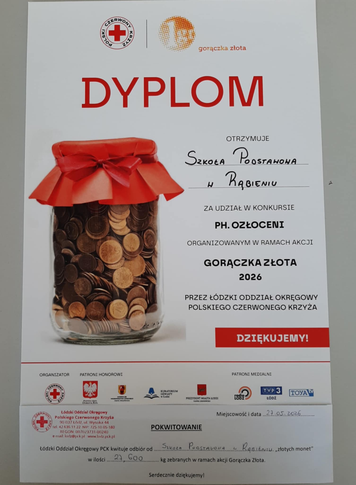 Zakończenie akcji ''Gorączka złota''