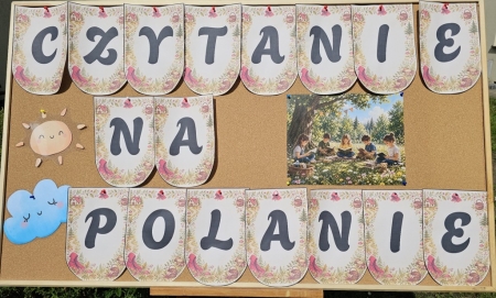 Czytanie na polanie – radość czytania na świeżym powietrzu