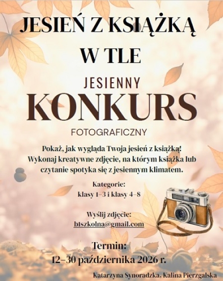 Jesienny konkurs fotograficzny