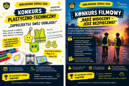 Odblaskowa Szkoła 2026 - konkursy